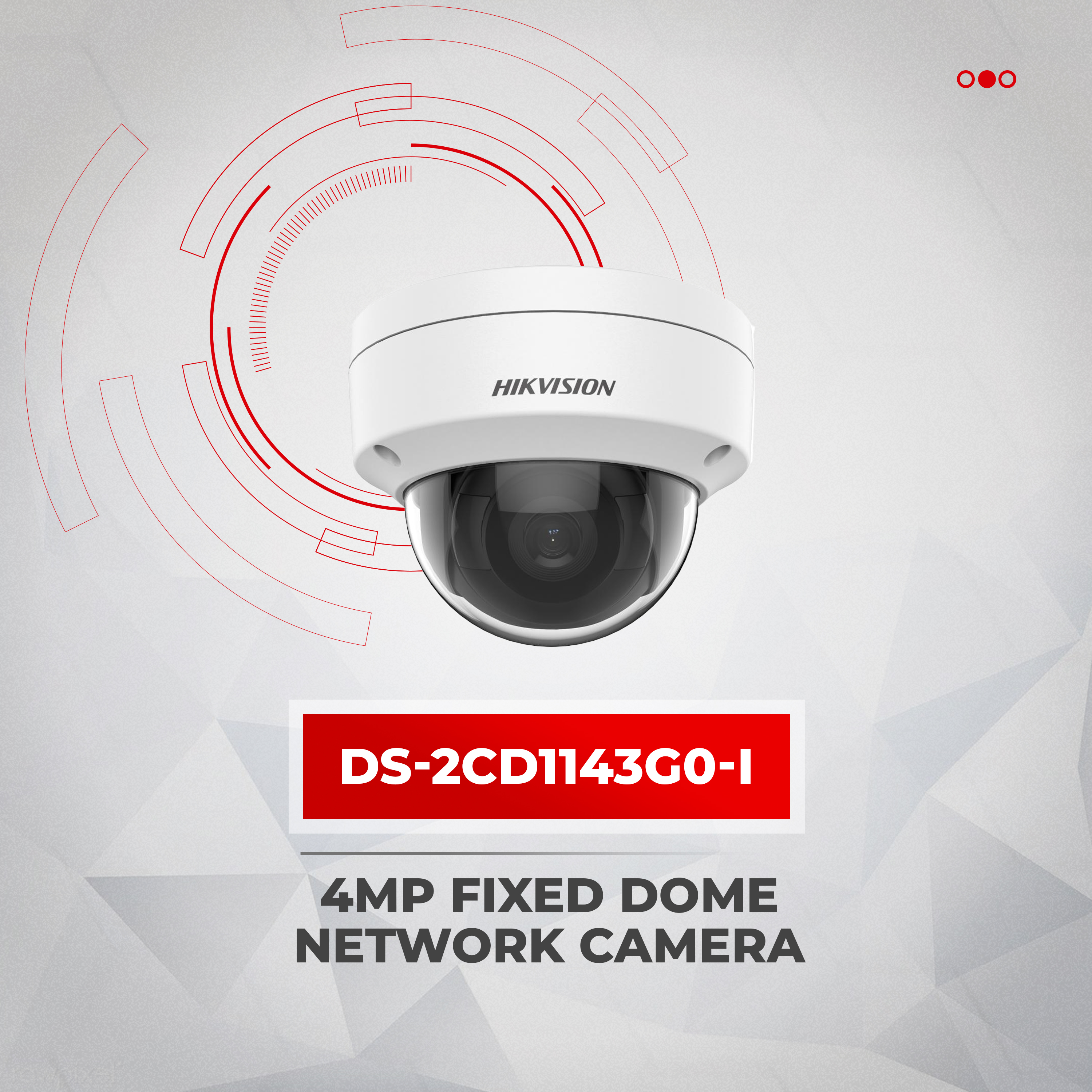 Cctv 4mp Dome Network Camera Hikvision Security Surveillance Cameras 