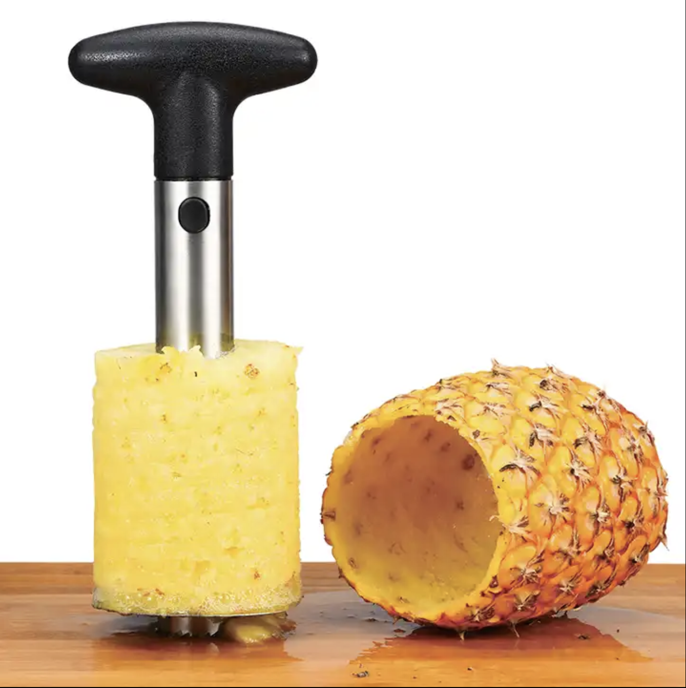 Pineapple Cutter Core Remover Peeling Machine Stainless Steel Fruit Peeler Corer Slicer Cutter
