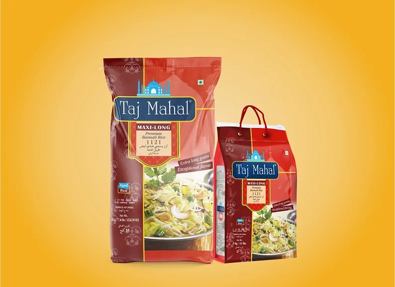 Taj Mahal Rice Maxi Long Steamed Basmati 1121 Rice
