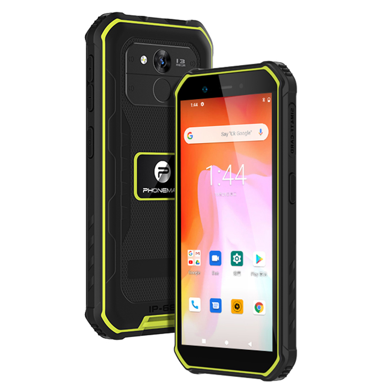 Mobile phone - ip68 waterproof 5.5" quad core android10.0 rugged smartphone nfc