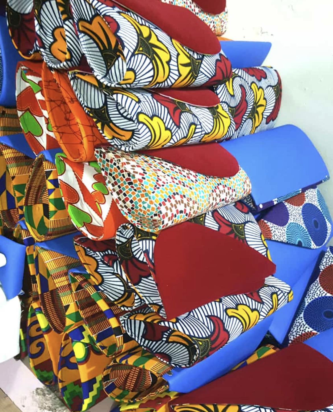 Fashion Purses African Kente Bags Luxury Envelop African Print Purse For Ladies