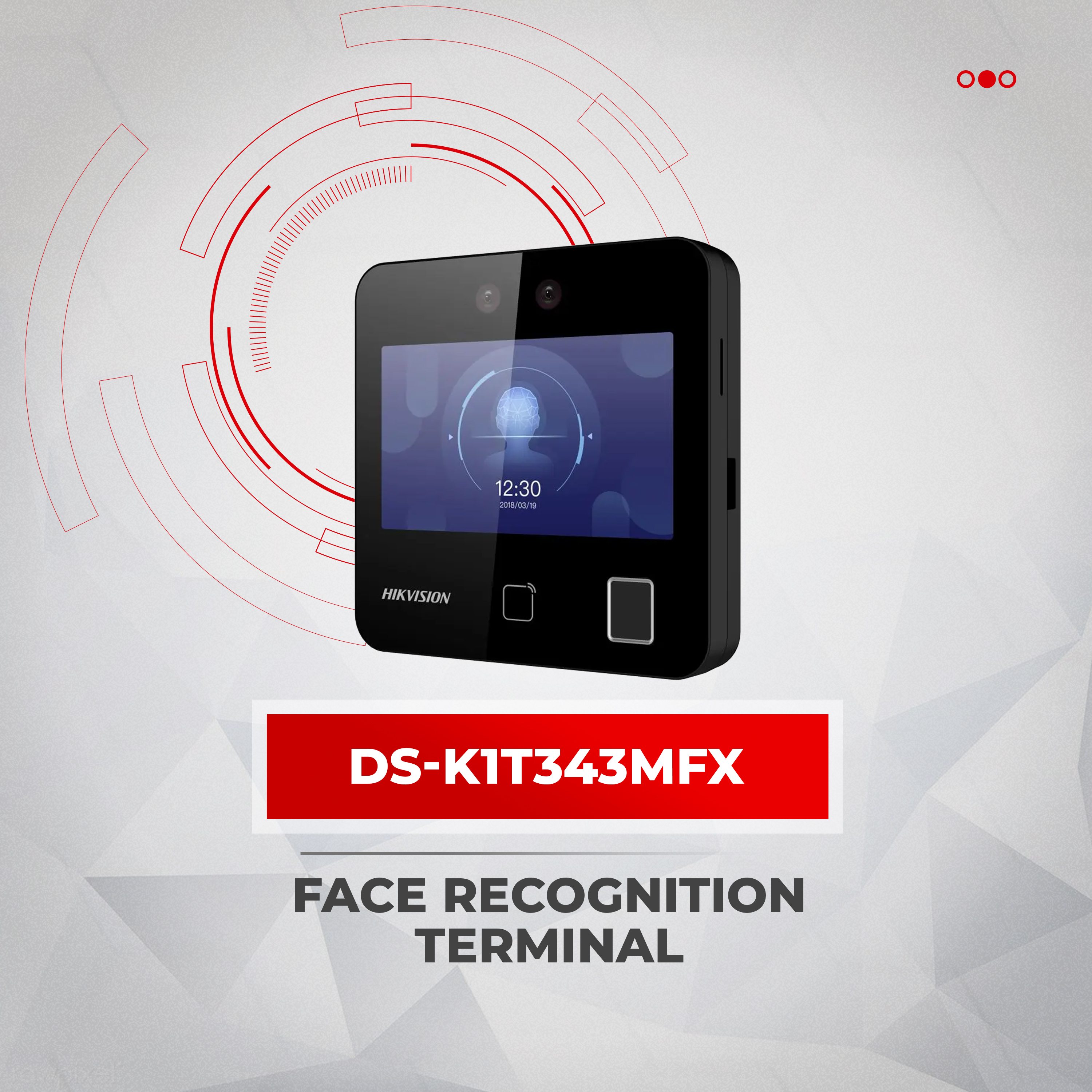 Hikvision Face Recognition Terminal Security Face Detector 