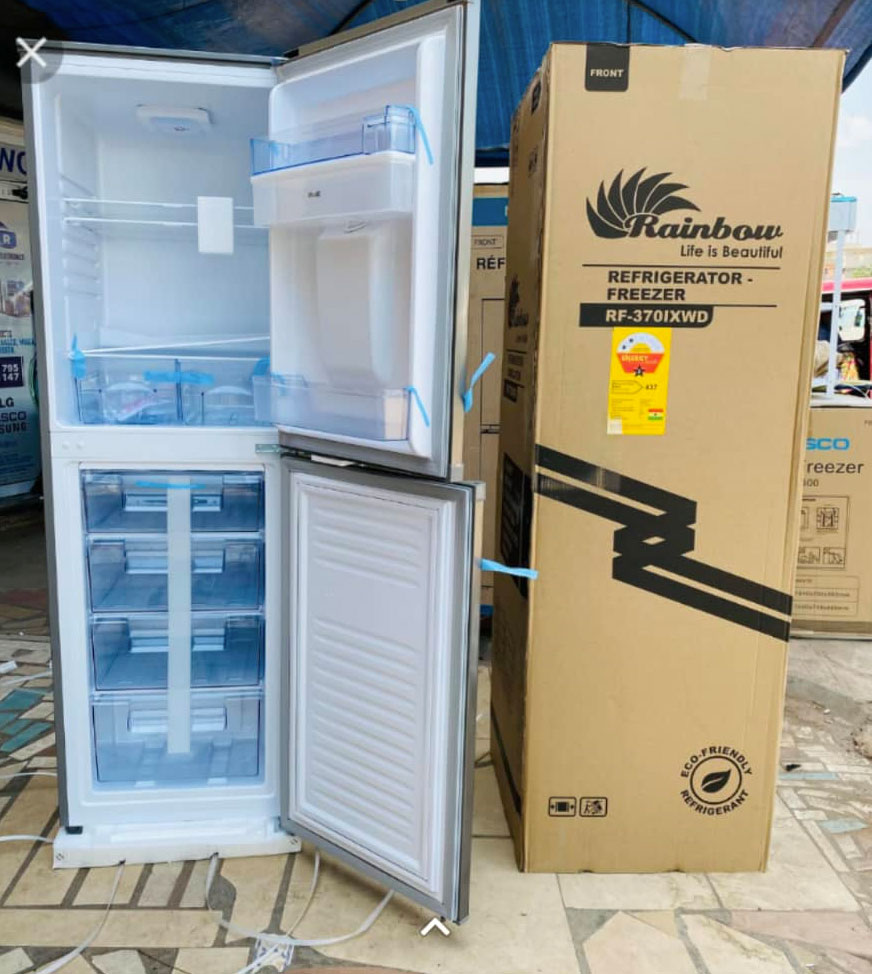 Fridge Freezer Double Door Large Capacity With Bottom Freezer Refrigerator 270 L