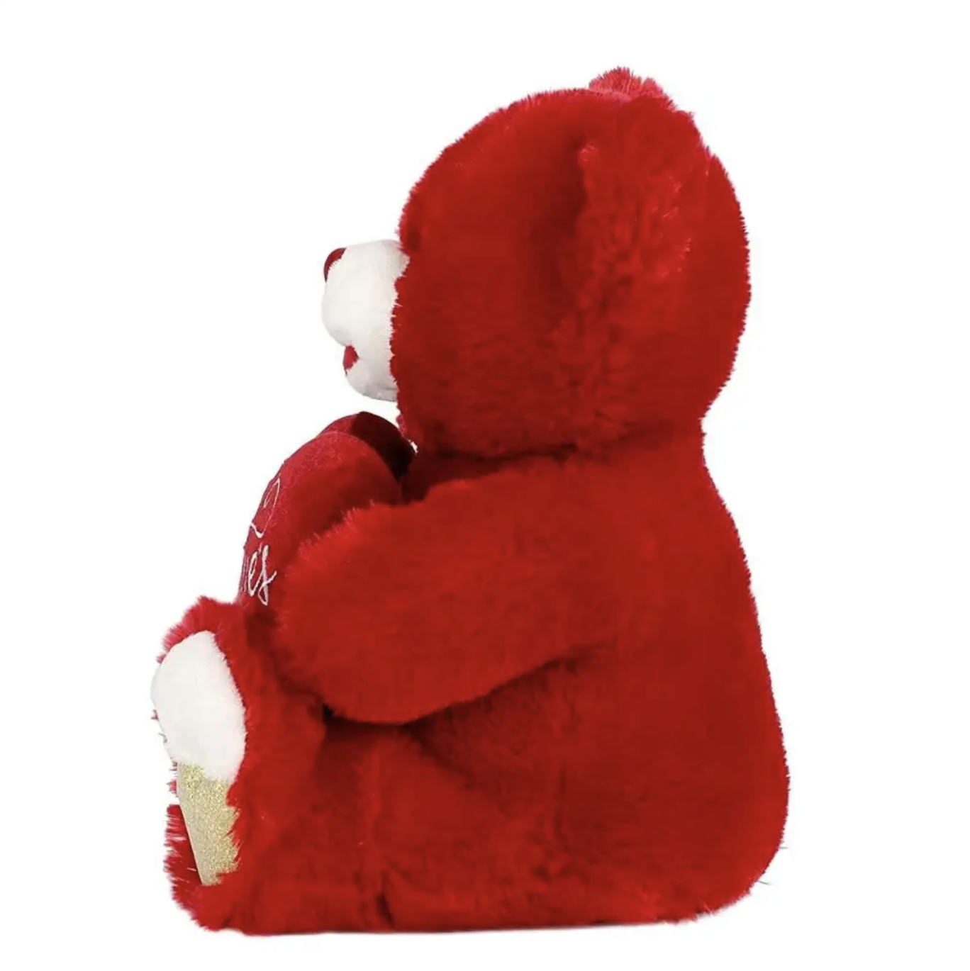 Valentine's Day Red Teddy Bear With Valentine's Gift Love Heart Soft Stuffed Plush Toy