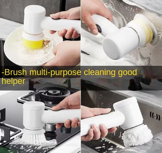 Multi Functional Electric Cleaning Brush For Kitchen And Bathroom   Wireless Handheld Power Scrubber For Dishes, Pots, And Pans