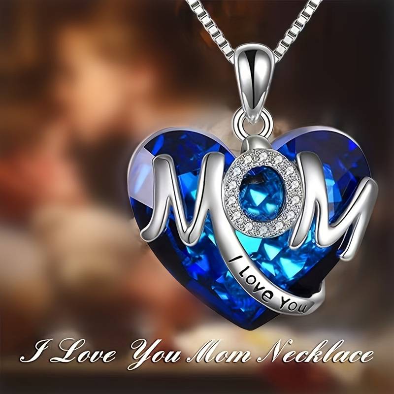 Mother's Day Valentine's Day Gift I Love You Mom Necklace