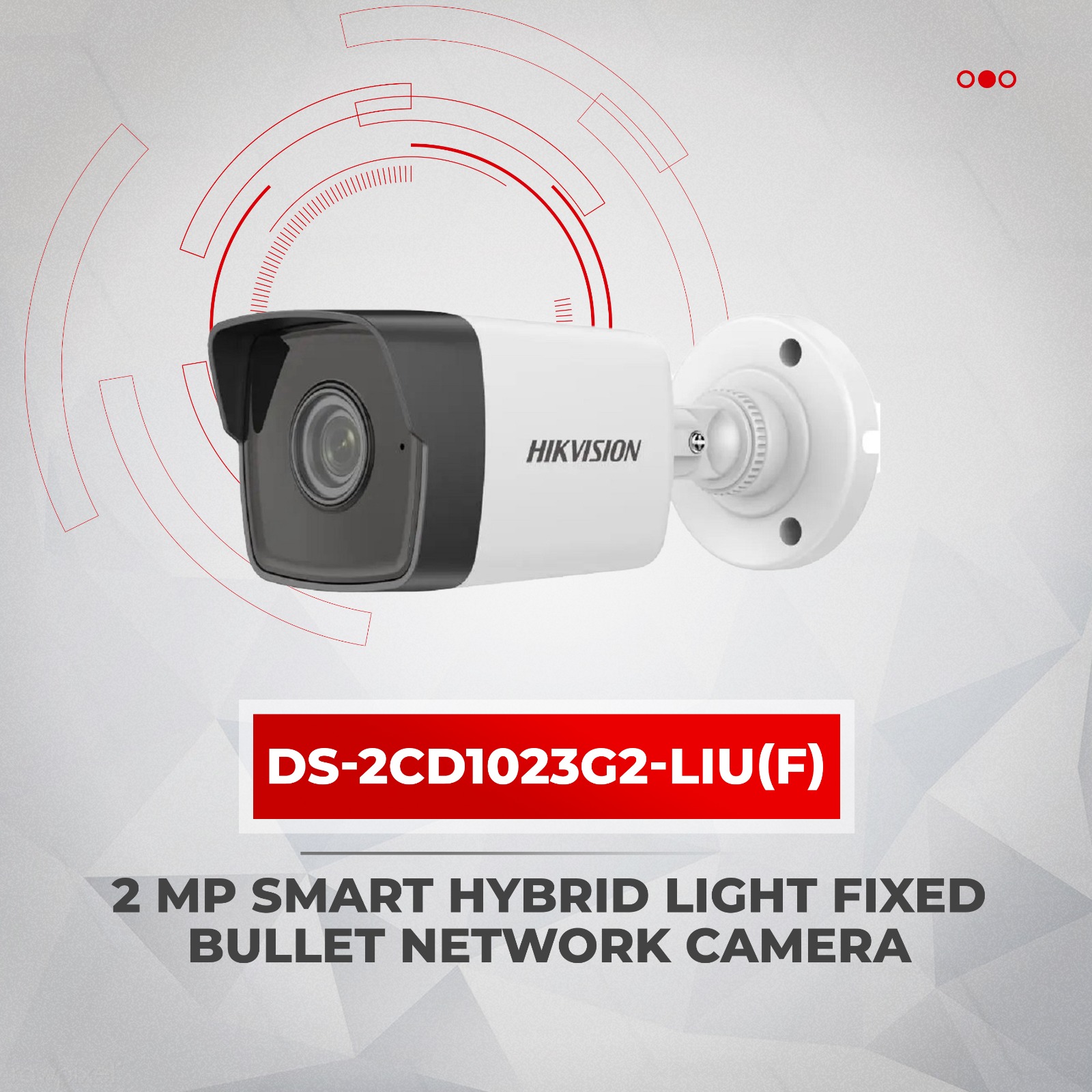 2 Mp Smart Hybrid Light Fixed Bullet Network Camera Hikvision Cctv Security Surveillance Camera 