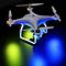 Drone with 1080p hd camera gps brushless rc drone altitude hold led headless