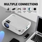 Portable projector 4000 lumens mobile mini projector wifi smartphone 3d lcd led video home projector movie projector