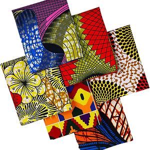 High Quality African Veritable Real Wax Fabric At Quarters 19.5 X 15.7 Inch/ 50 X 40 Cm Ankara Wax
